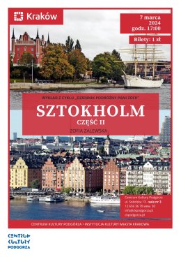 Dziennik Podróżny Pani Zofii – Sztokholm część II