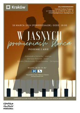 Koncert „W jasnych promieniach słońca - piosenki i arie”
