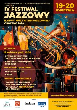 IV Festiwal Jazzowy - Barwy Muzyki Improwizowanej Opoczno 2024