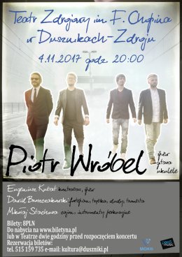 Piotr Wróbel - wokalista zespołu Akurat