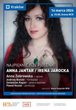NAJPIĘKNIEJSZE PIOSENKI: ANNA JANTAR I IRENA JAROCKA śpiewa Anna Żebrowska