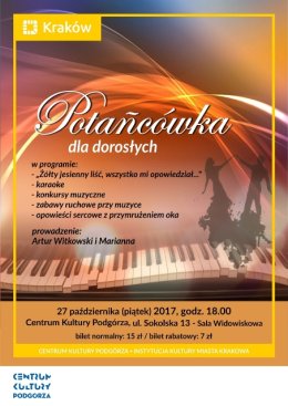 Potańcówka dla dorosłych "Żółty jesienny liść wszystko mi opowiedział..."