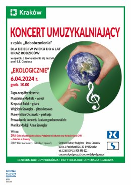 6.04.2024 - Koncert gordonowski z cyklu Bobobrzmienia "Ekologicznie", Dwór Czeczów