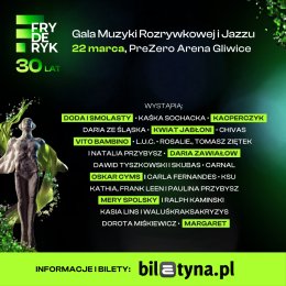 Fryderyk Festiwal 2024 - 30. jubileuszowa Gala Muzyki Rozrywkowej i Jazzu