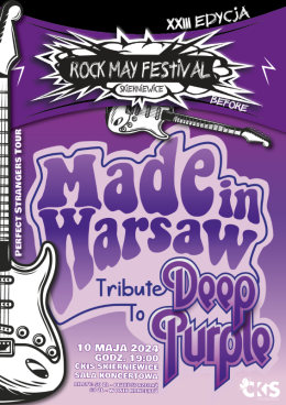 Tribute to Deep Purple - Perfect Strangers Tour - Made in Warsaw - XXIII Rock May Festival Before