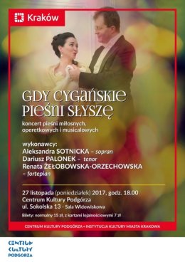 Koncert "Gdy cygańskie pieśni słyszę"