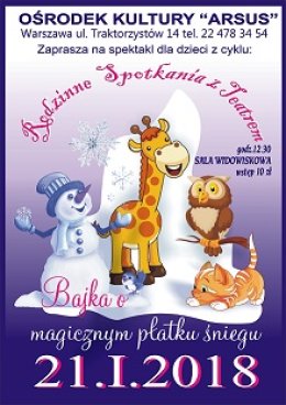 Teatr Dur-Moll "Bajka o magicznym płatku śniegu"