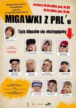 Spektakl teatralny "Migawki z PRL'u"