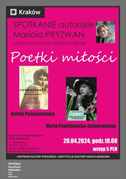 Mariola Pryzwan - "Poetki miłości"