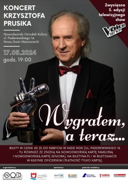 Koncert: KRZYSZTOF PRUSIK - Wygrałem, a teraz...