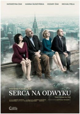 Plakat Serca na odwyku - Cezary Żak, Katarzyna Żak, Hanna Śleszyńska, Michał Piela 61264