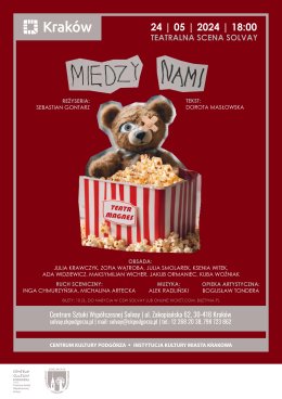 24.05.2024, godz. 18.00 – Spektakl  „Między nami” Teatralna Scena Solvay