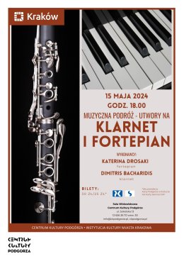 Koncert „Muzyczna podróż – utwory na klarnet i fortepian”
