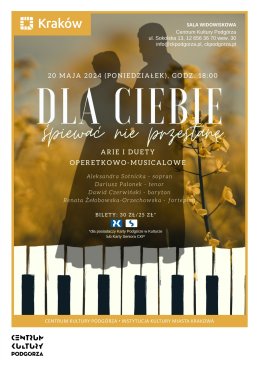 Koncert „Dla Ciebie śpiewać nie przestanę”