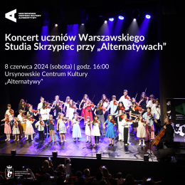 Koncert uczniów Warszawskiego Studia Skrzypiec przy „Alternatywach”