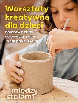 Warsztaty Kreatywne dla Dzieci: Kolorowy żółw – dekoracja z gliny