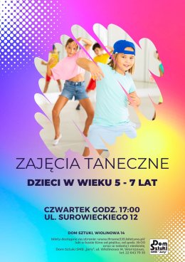 Taniec nowoczesny - czwartki - SMB JARY, ul. Surowieckiego 12