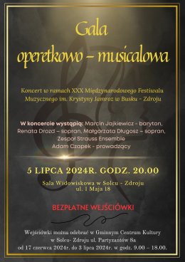 Gala operetkowo-musicalowa