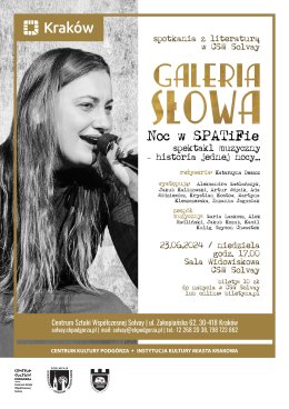 23.06.2024, godz.17.00 – Galeria Słowa – spotkania z literaturą