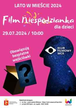 Klub Filmowy WCK - Lato w mieście 29.07.2024