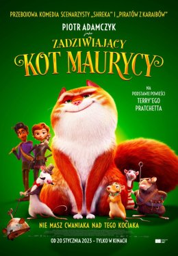 Plakat Zadziwiający kot Maurycy - dzień otwarty w DK Kadr. Film dla dzieci (7+) 342171