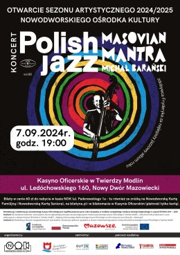 Koncert Michała Barańskiego: Masovian Mantra na otwarcie sezonu artystycznego 2024/2025 NOK