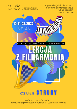 Lekcja z filharmonią. CZUŁE STRUNY