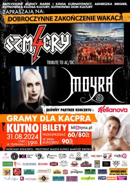 Dobroczynne Zakończenie Wakacji: 4 Szmery (Tribute to AC/DC) + Moyra