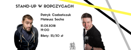 Stand-up w Ropczycach: Patryk Czebańczuk i Mateusz Socha