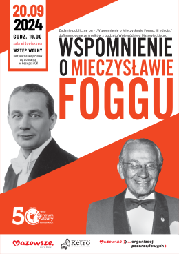 Spotkanie pt. "Wspomnienie o Mieczysławie Foggu"