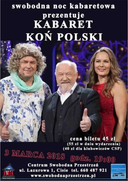 Swobodna Noc Kabaretowa: Koń Polski