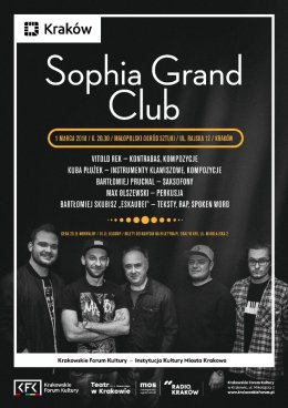 Koncert Sophia Grand Club - Nowy zespół i nowa płyta