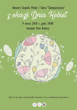 Zespół Pieśni i Tańca "Zamojszczyzna" - koncert z okazji Dnia Kobiet