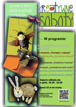 Kreatywne soboty: Choinkowe eko ozdoby