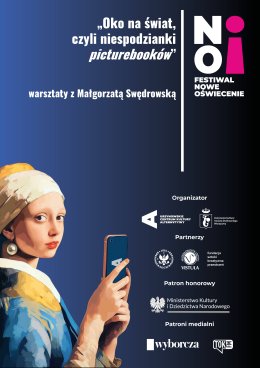 Festiwal Nowe Oświecenie | „Oko na świat, czyli niespodzianki picturebooków” | warsztaty z Małgorzatą Swędrowską