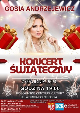 Koncert Świąteczny Gosi Andrzejewicz