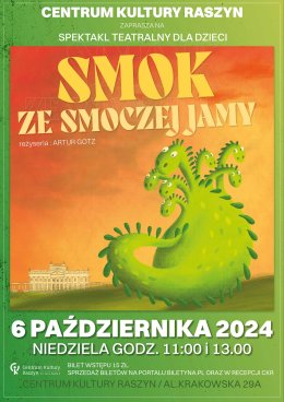 Spektakl dla dzieci pt. "Smok ze smoczej jamy"