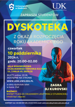 Dyskoteka Studencka - DJ Kurovski