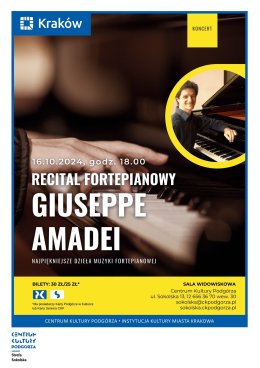 Recital fortepianowy Giuseppe Amadei