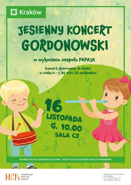 JESIENNY KONCERT GORDONOWSKI – Zespół PAPAJA