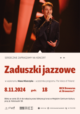 "Zaduszki Jazzowe" koncert Maxa Miszczyka