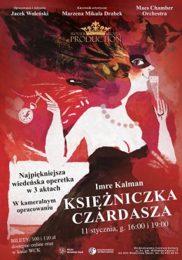 Noworoczna Gala Wiedeńska - Operetka "Księżniczka Czardasza" w WCK