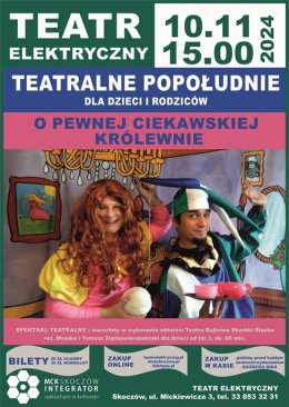 Teatralne popołudnie dla dzieci i rodziców: O pewnej ciekawskiej królewnie