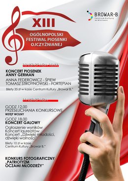 XIII Festiwal Piosenki Ojczyźnianej - koncert galowy