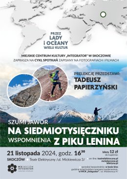Szumi jawor na siedmiotysięczniku. Wspomnienia z Piku Lenina: Tadeusz Papierzyński