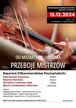Przeboje mistrzów od Mozarta do Dvořaka