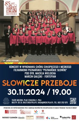 „Poznańskie Słowiki” | Chór Chłopięcy i Męski Filharmonii Poznańskiej | Koncert