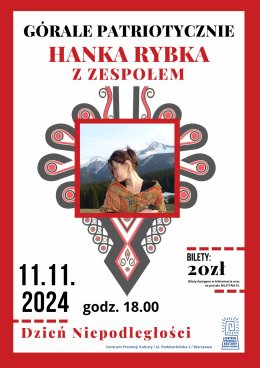 Koncert „Górale Patriotycznie. HANKA RYBKA z Zespołem”