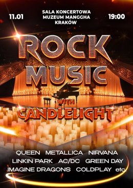 Piano Best Covers: Rock Music with candlelight - Kraków