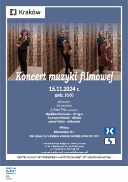 15.11.2024 - Koncert muzyki filmowej, Dwór Czeczów